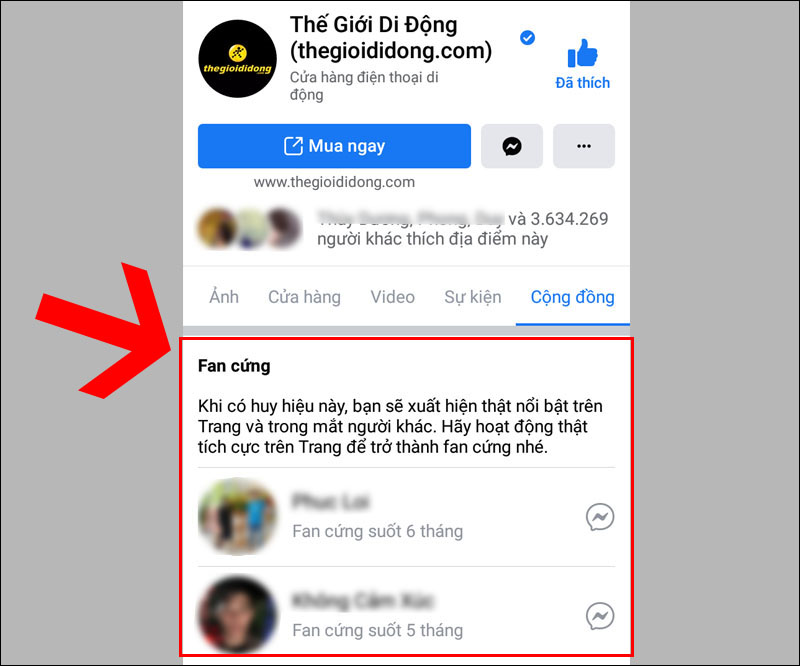 Cách cài đặt huy hiệu Fan cứng cho trang Facebook