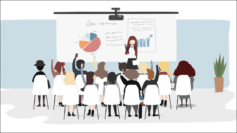 Hình ảnh minh hoạ workshop với mục đích marketing