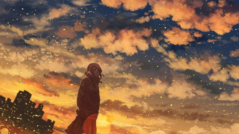 Hình nền : Ánh sáng mặt trời, phong cảnh, Anime, Bầu trời, Đám mây, màu  xanh da trời, Đường chân trời, không khí, 5 Centimet mỗi giây, Hoàng hôn,  Makoto Shinkai, đám