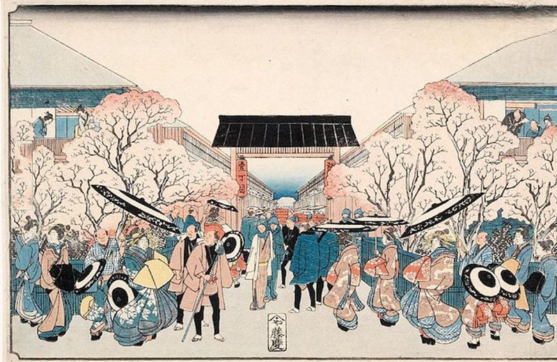 Lễ hội Hanami được phổ biến rộng rãi vào thời Heian