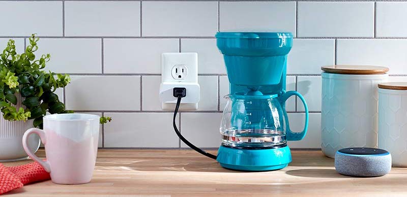 D&ugrave;ng ổ cắm điện để hẹn giờ l&agrave;m c&agrave; ph&ecirc;