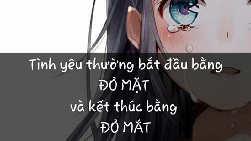 Ảnh khóc và caption buồn 5