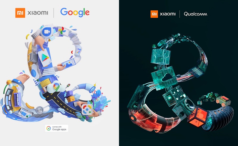 Ảnh minh họa minh chứng hợp t&aacute;c của Xiaomi , Google v&agrave; Qualcom