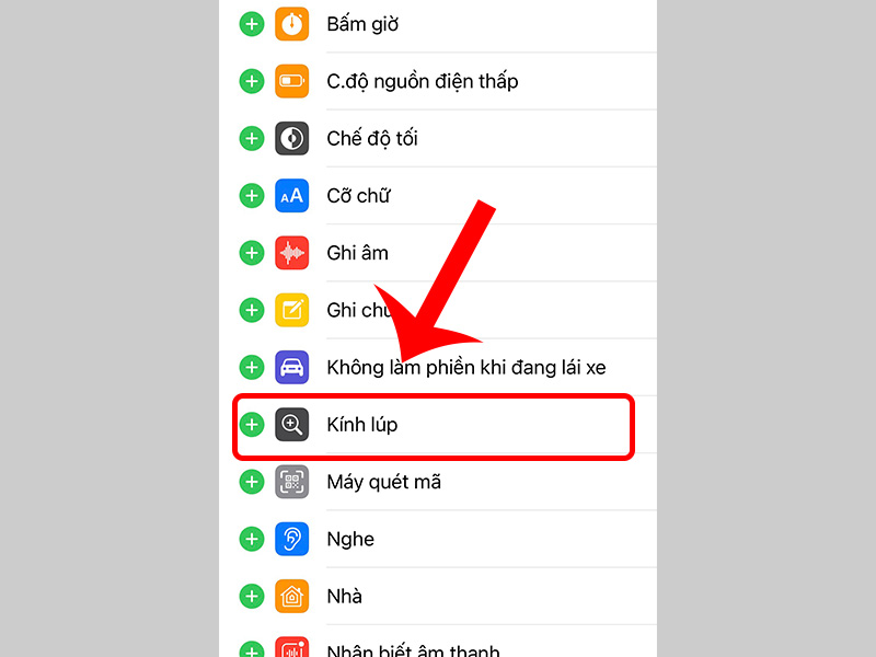 Th&ecirc;m ứng dụng v&agrave;o Trung t&acirc;m điều khiển