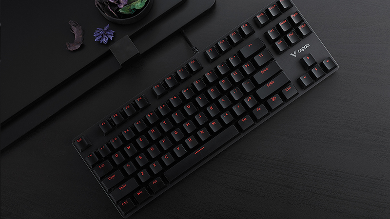 Bàn Phím Cơ Có Dây Gaming Rapoo V500alloy Đen
