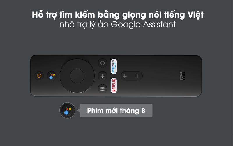 Mi TV Stick hỗ trợ tìm kiếm bằng giọng nói ngôn ngữ tiếng Việt