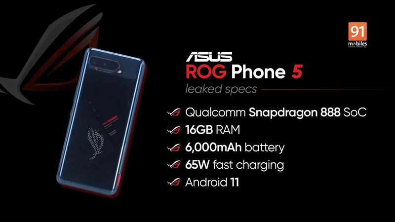 Thông số cấu hình ROG Phone 5