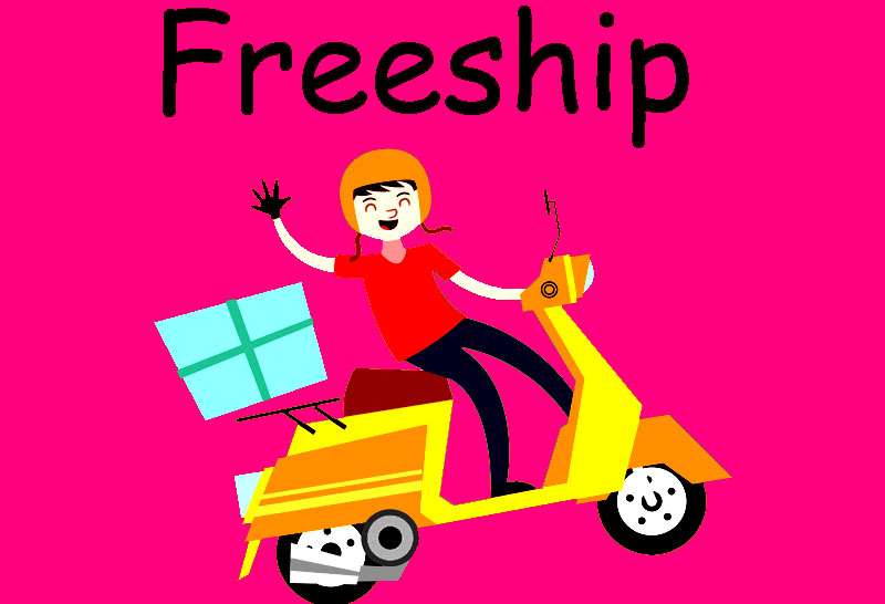 Freeship có nghĩa là miễn phí vận chuyển