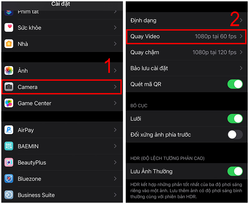 Cách bật chế độ quay video 4K trên điện thoại Android