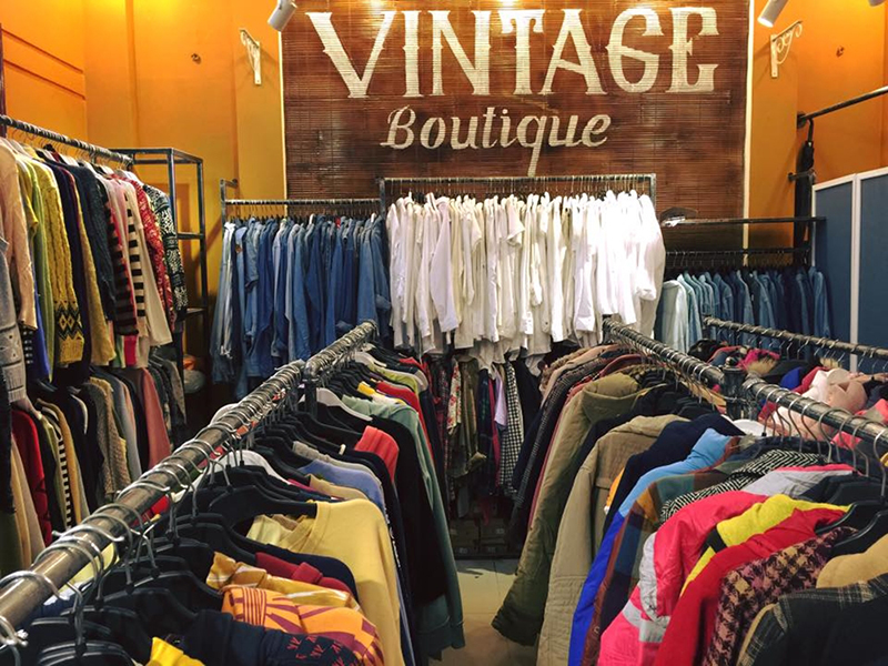 Vintage boutique với phong cách thiết kế độc đáo