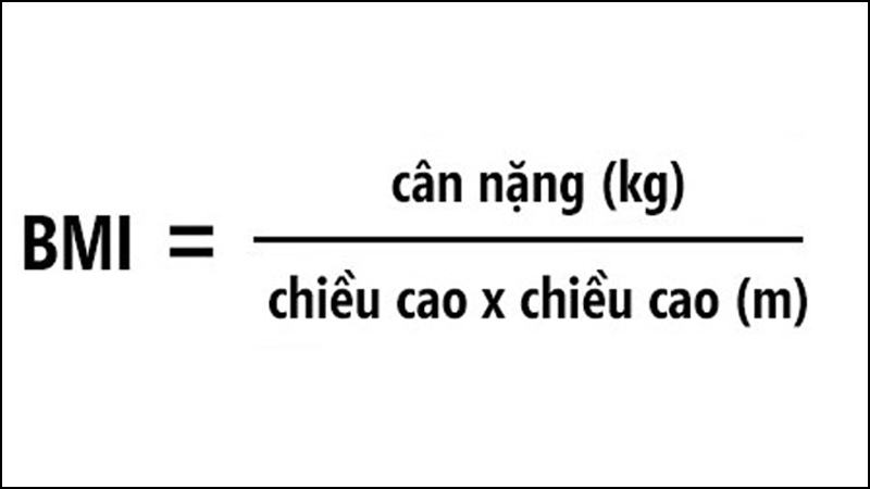 Tham khảo công thức tính chỉ số BMI