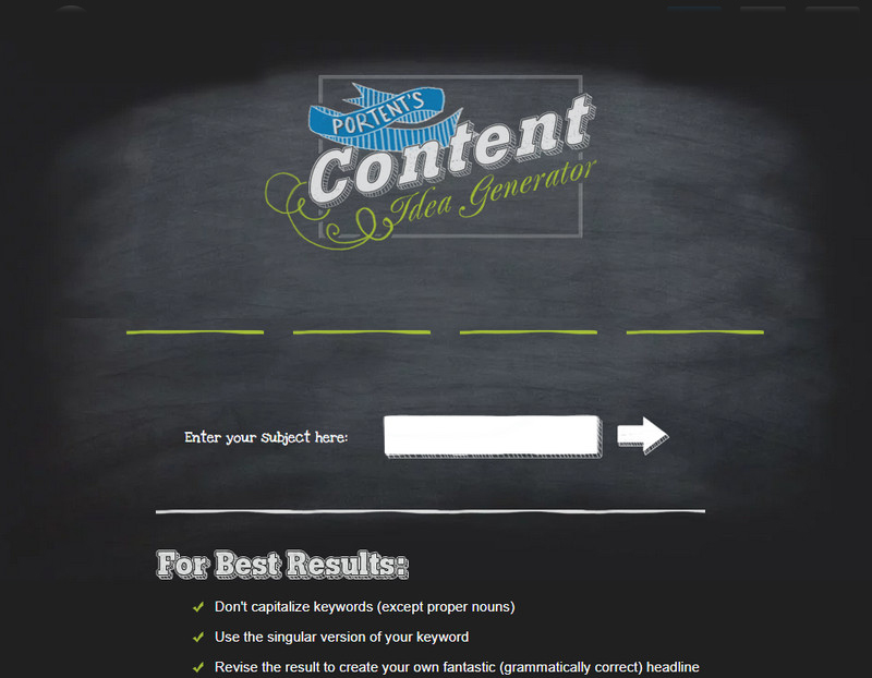 Công cụ Portent's content