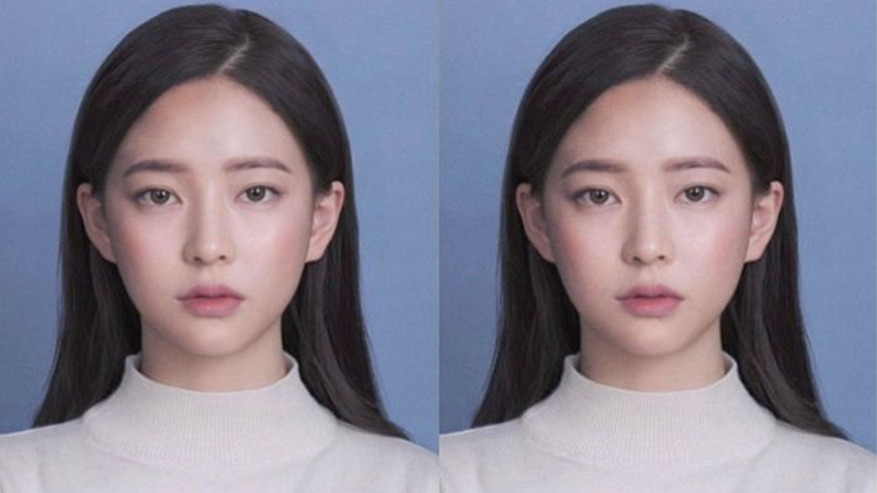Ảnh phải rõ mặt, tóc vén qua tai, không che lông mày 