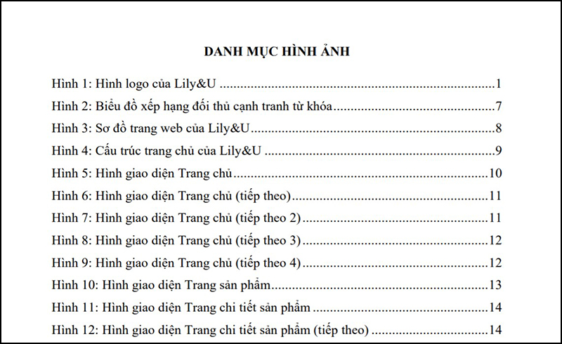  Tạo Mục Lục Cho Hình Ảnh Và Bảng Biểu Tự Động Trong Word   httpstrungtamtinhocthaibinhcom