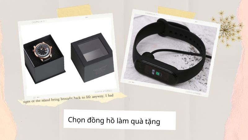 Tặng đồng hồ