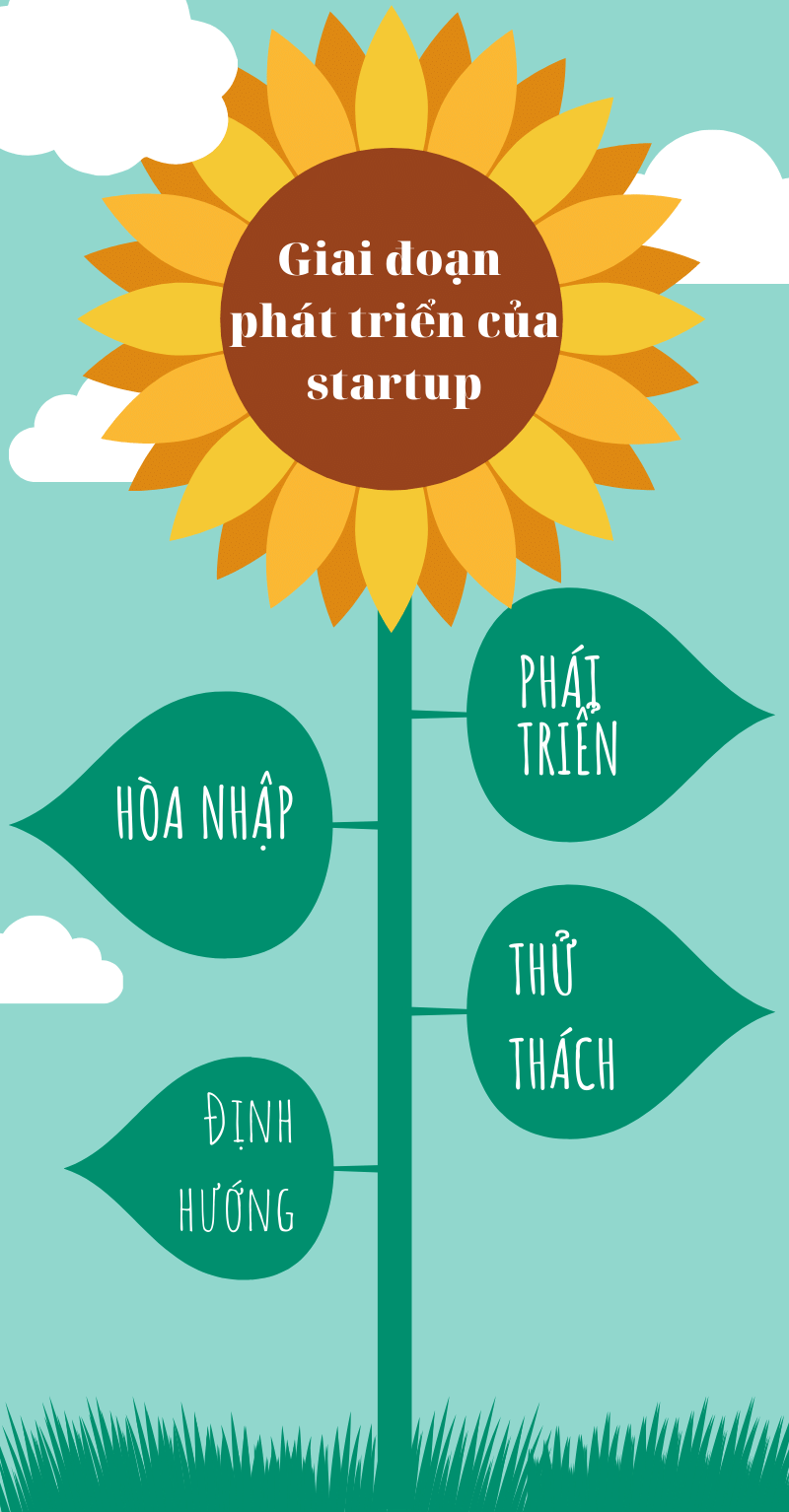 Các giai đoạn phát triển thường thấy của Startup