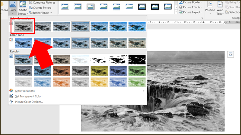 Đổi ảnh màu sang đen trắng trong Word: Với tính năng đổi màu trong Word, bạn có thể dễ dàng chuyển đổi những bức ảnh màu sang đen trắng chỉ với vài cú nhấp chuột. Với khả năng tùy chỉnh và xử lý ảnh tốt, bạn sẽ có thể biến những bức ảnh thông thường của mình trở nên độc đáo và thu hút hơn.