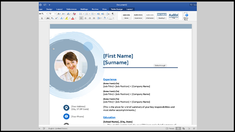 Cách Tạo Cv Bằng Microsoft Word Đơn Giản Và Chuyên Nghiệp -  Thegioididong.Com