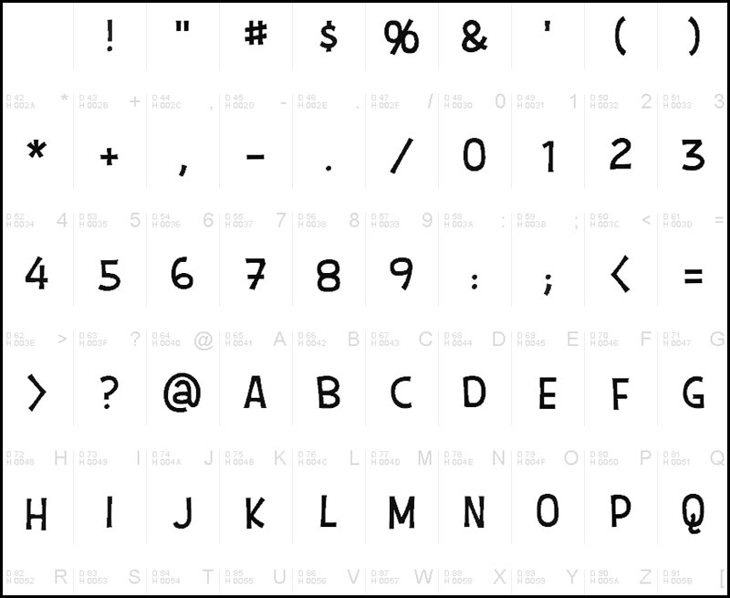 Font chữ Snoopy đơn giản nhưng cần thiết