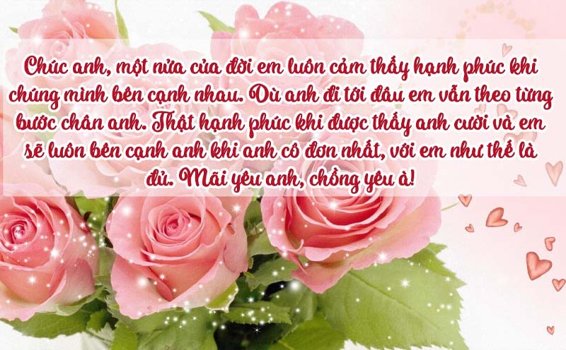 Chúc một nửa của bạn sinh nhật ý nghĩa và vui vẻ