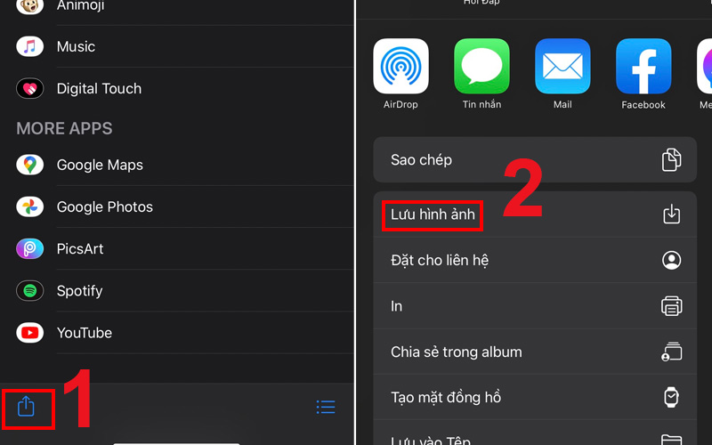 Tiến h&agrave;nh lưu h&igrave;nh ảnh