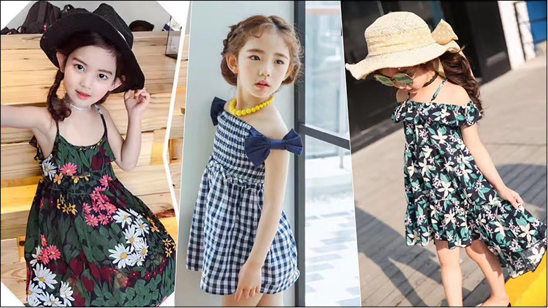 Một số mẫu váy cho bé gái