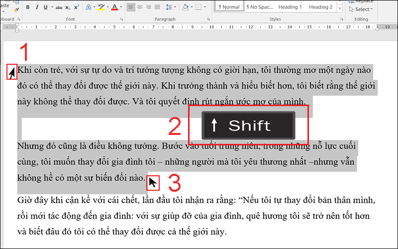 Word phím tắt bôi đen: Bạn muốn làm cho văn bản trong Microsoft Word của mình trở nên chuyên nghiệp hơn và tiện ích hơn? Hãy sử dụng phím tắt để bôi đen các từ và câu trong văn bản của bạn. Điều này giúp bạn làm nổi bật cụm từ quan trọng hoặc văn bản cần thiết, tạo ra một tài liệu với chất lượng cao hơn. Thử ngay bây giờ và tận hưởng sự tiện lợi mà phím tắt này mang lại.