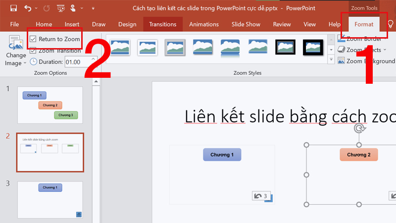 liên kết slide trong powerpoint 2007 | Copy Paste Tool