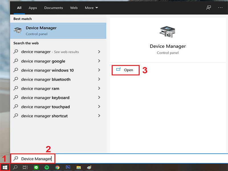 where is ram in device manager