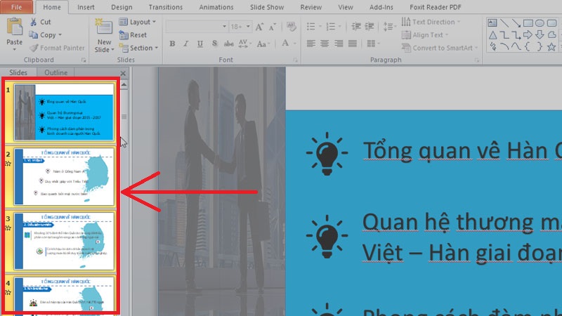 Copy tất cả Slide