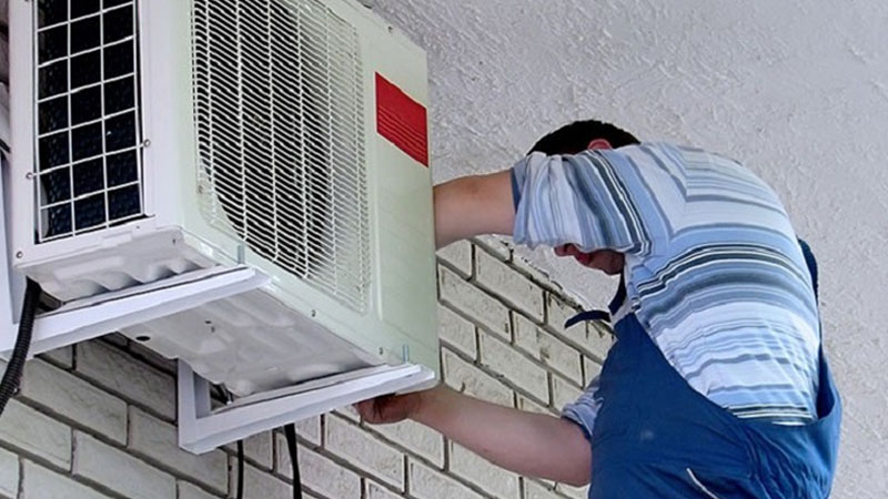Lắp đặt sai kĩ thuật dẫn đến việc cục nóng máy lạnh kêu to