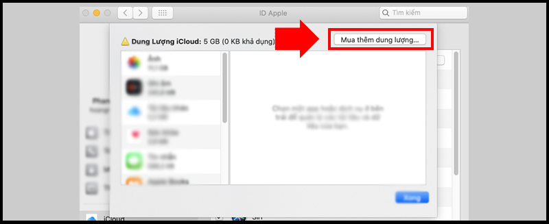 Cách mua dung lượng iCloud trên iPhone, iPad, MacBook cực đơn giản