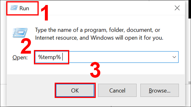 Perform a temporary file search