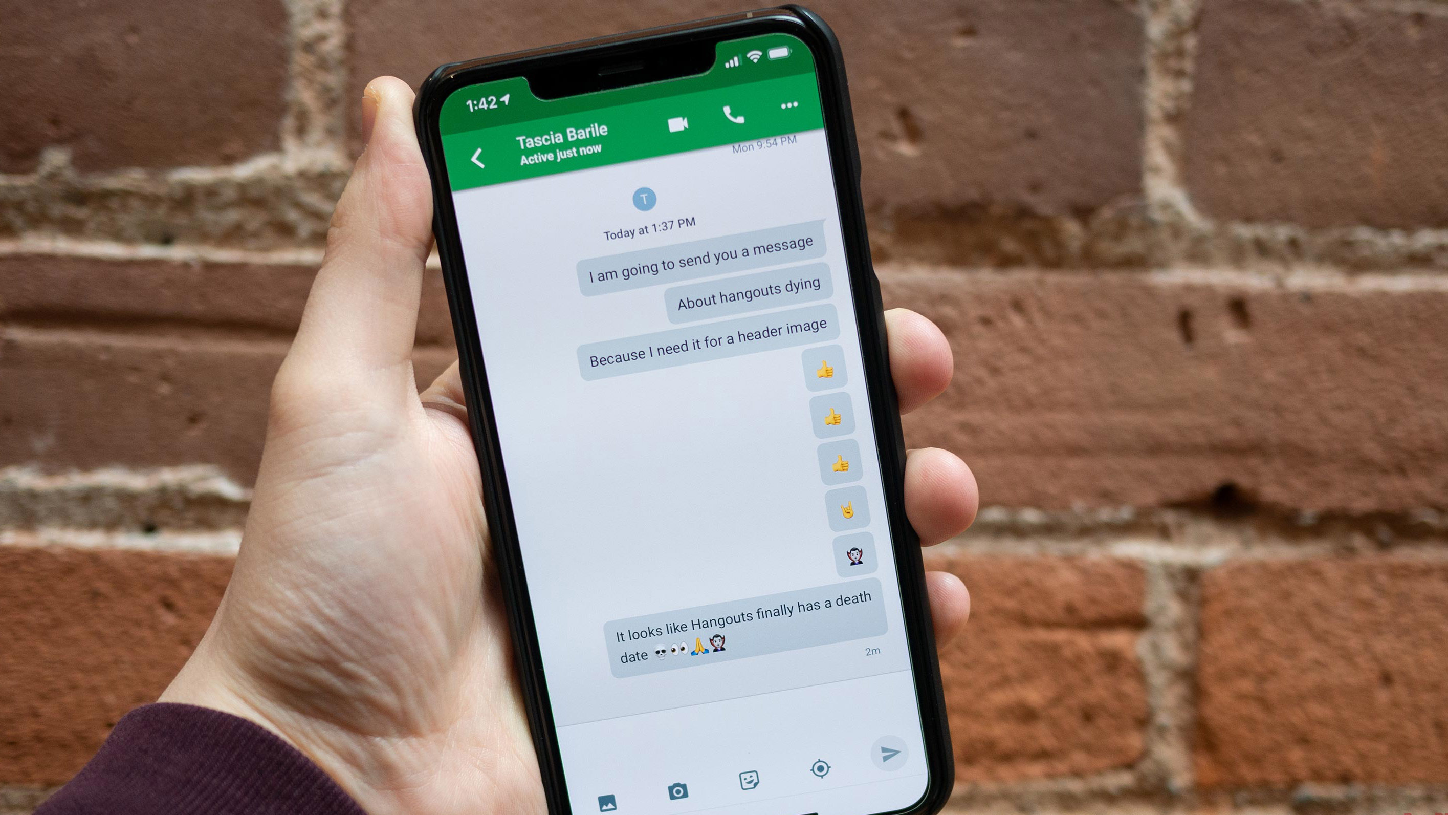 Google Hangouts hoạt động đa nền tảng