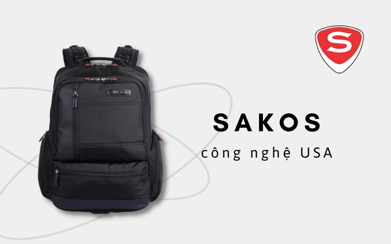 SAKOS là một thương hiệu sản xuất tại Việt Nam với công nghệ độc quyền từ Mỹ. Túi xách laptop hàng hiệu