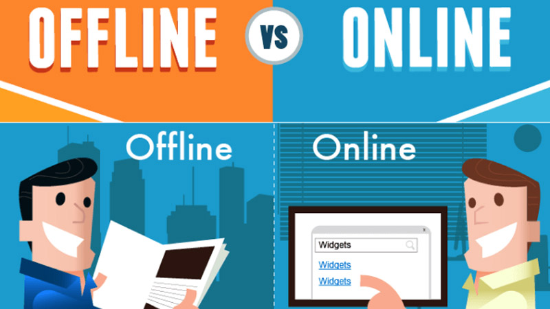 Offline với Online