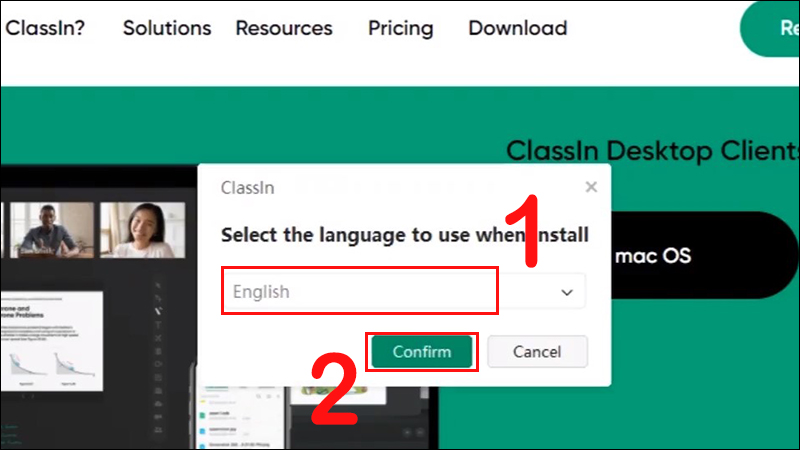 Lựa chọn ng&ocirc;n ngữ