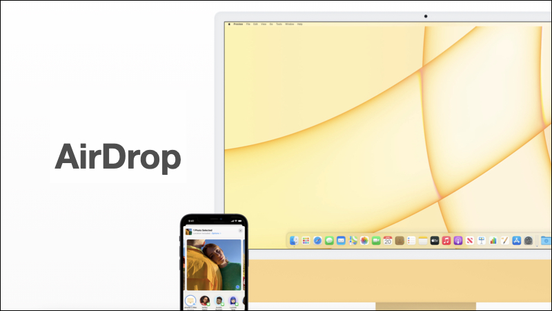 Tính năng AirDrop trên các sản phẩm Apple