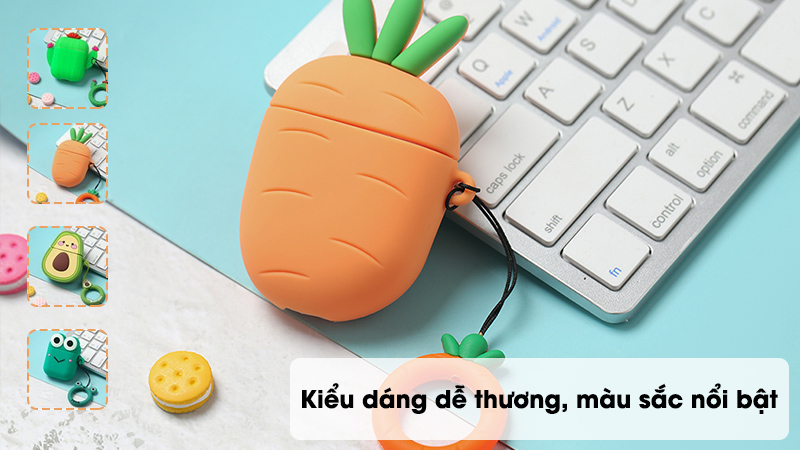 T&uacute;i đựng AirPods c&oacute; nhiều h&igrave;nh d&aacute;ng dễ thương kh&aacute;c nhau