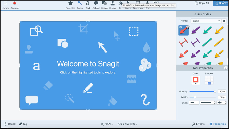 Chụp ảnh màn hình bằng phần mềm Snagit