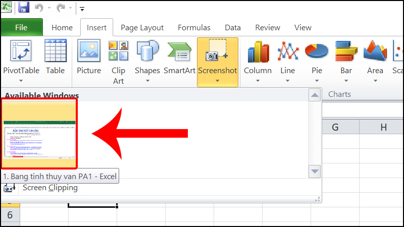 Hướng dẫn cách chụp màn hình Excel đơn giản, thực hiện nhanh chóng ...