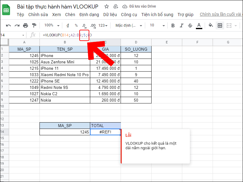 Cách Sử Dụng Hàm VLOOKUP Trong Google Sheets: Hướng Dẫn Chi Tiết Và Các Mẹo Hay