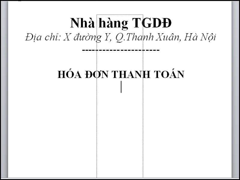 C&aacute;ch in h&oacute;a đơn