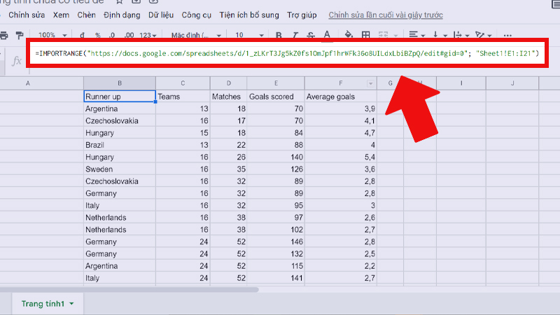 Video] Cách Sử Dụng Hàm Importrange Trong Google Sheet Để Lấy Dữ Liệu -  Thegioididong.Com