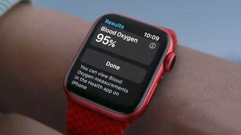 Tính năng đo nồng độ oxy trong máu của Apple Watch S6
