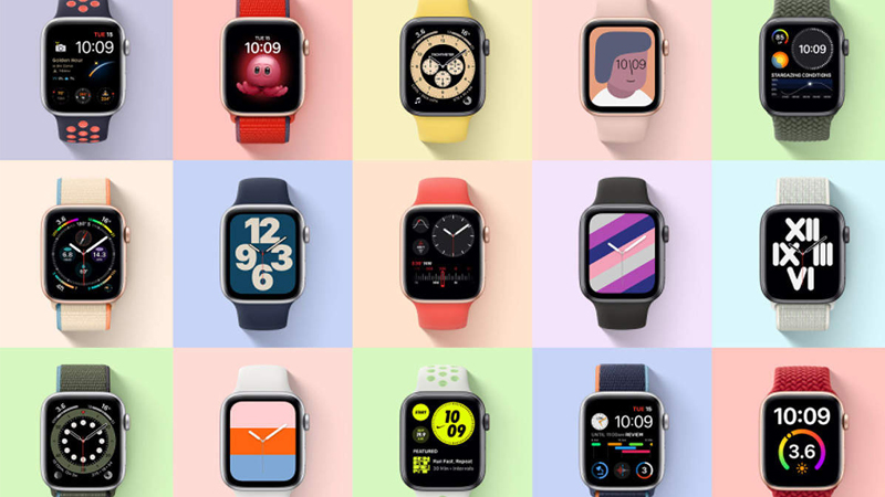 Một số mẫu màu của Apple Watch S6