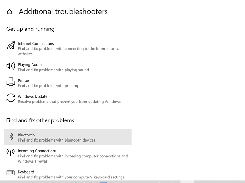 Các công cụ Troubleshoot hỗ trợ