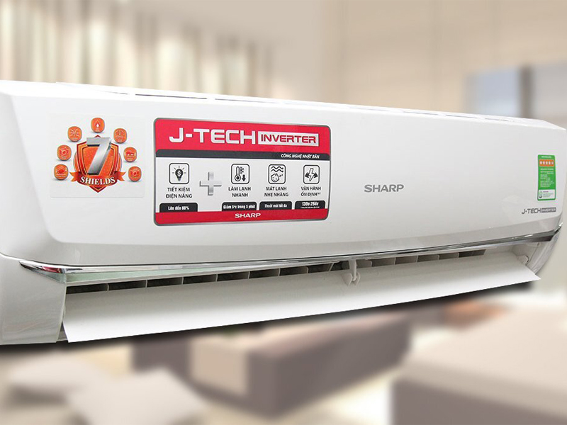Máy lạnh Sharp với công nghệ J-Tech Inverter và chế độ Eco siêu tiết kiệm điện