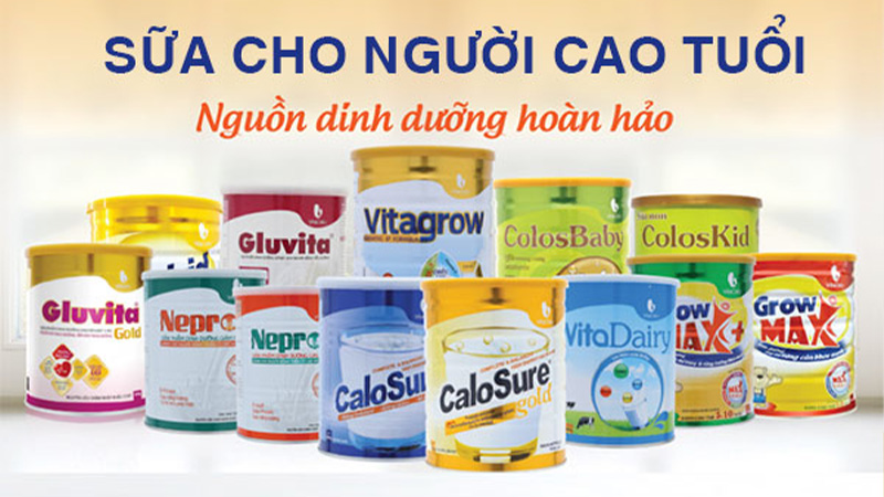Sữa cho người cao tuổi