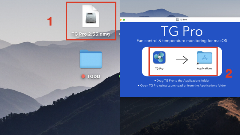 Đưa ứng dụng vào mục Applications